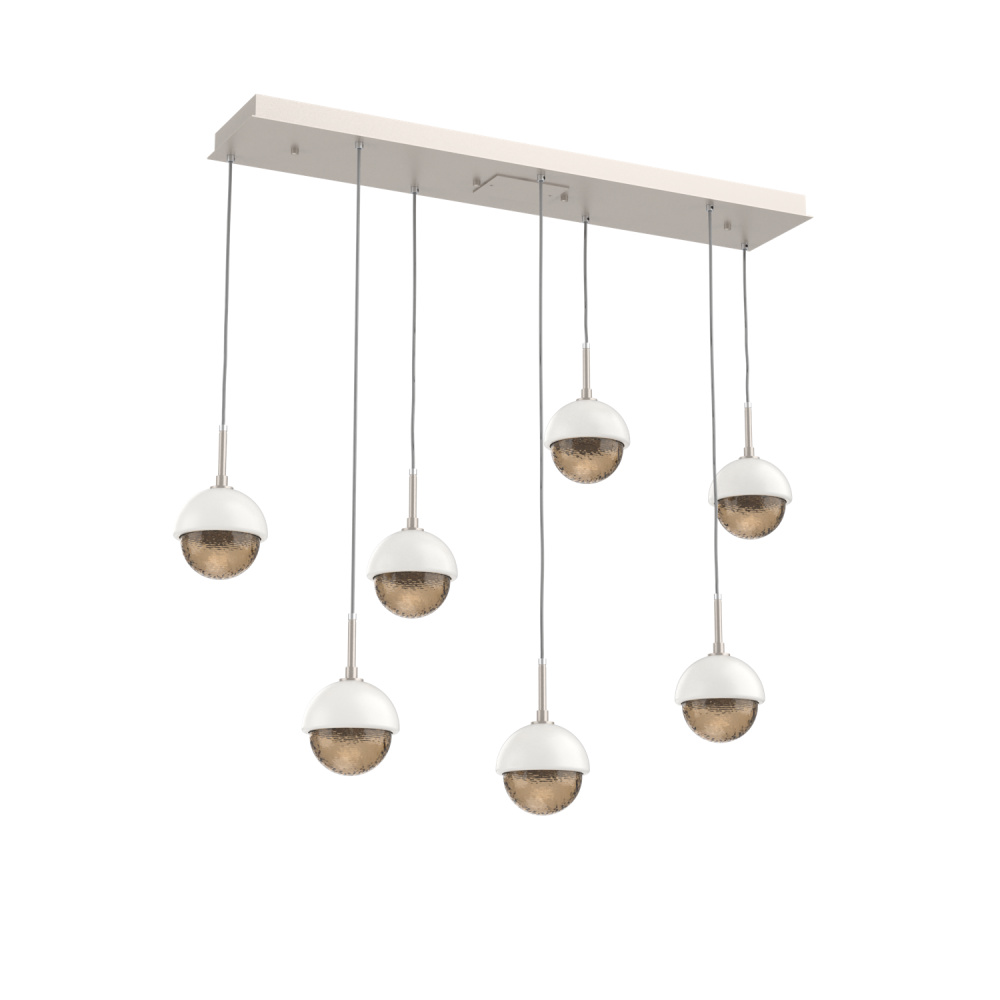 Cabochon Linear 7pc Multi-Pendant