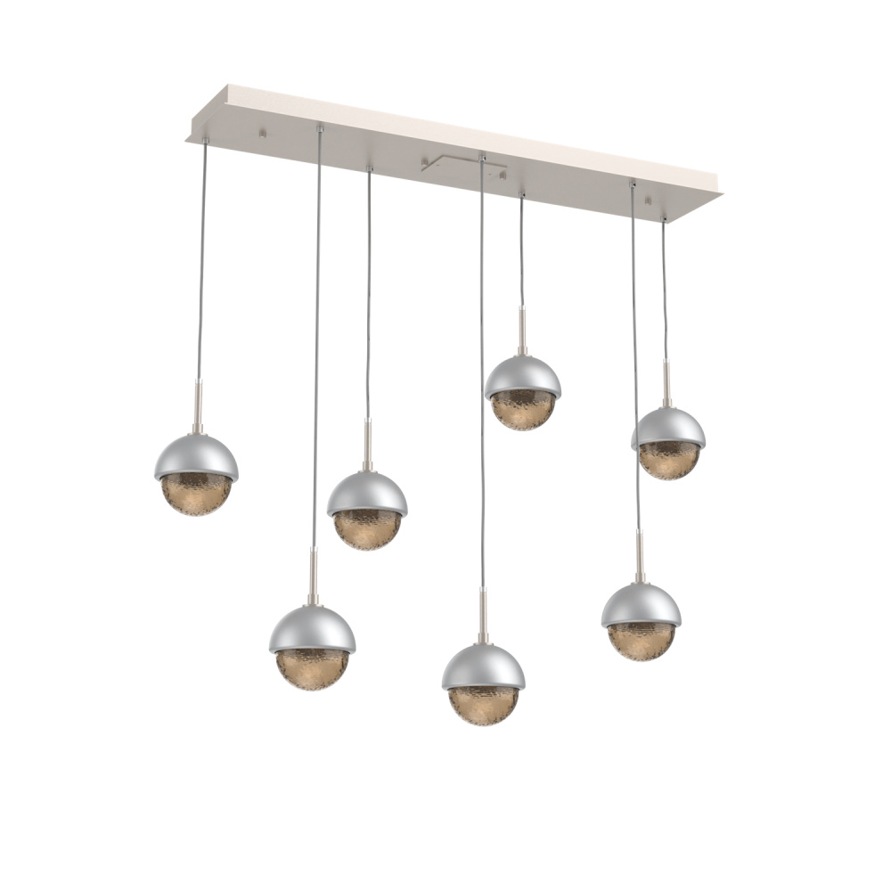 Cabochon Linear 7pc Multi-Pendant