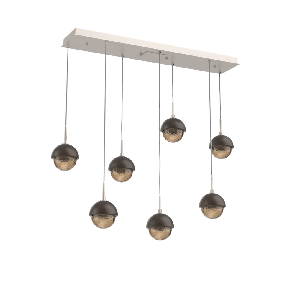 Cabochon Linear 7pc Multi-Pendant