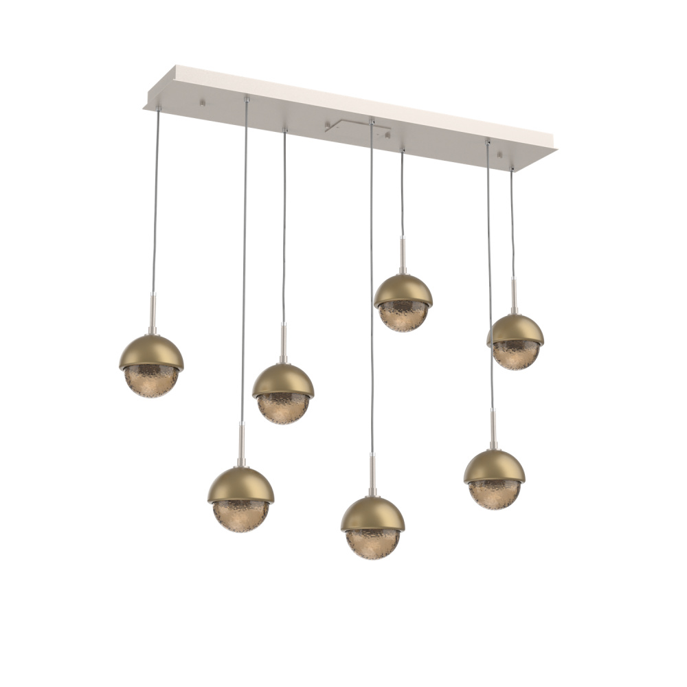 Cabochon Linear 7pc Multi-Pendant