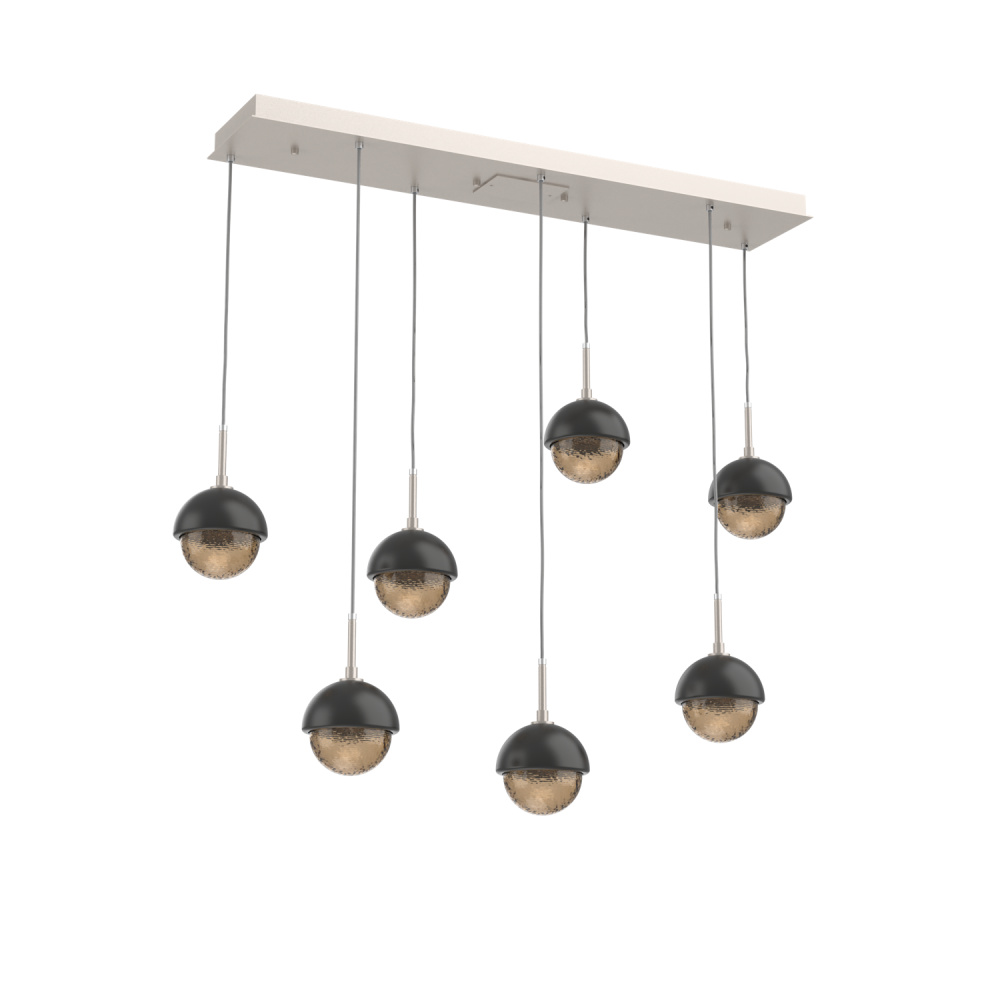 Cabochon Linear 7pc Multi-Pendant