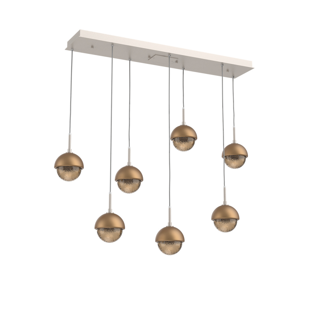 Cabochon Linear 7pc Multi-Pendant