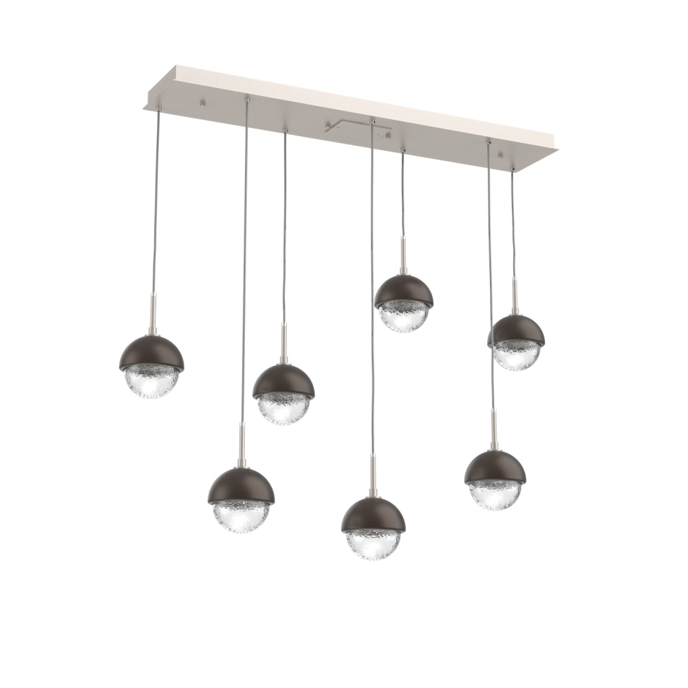 Cabochon Linear 7pc Multi-Pendant