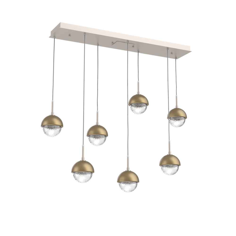 Cabochon Linear 7pc Multi-Pendant