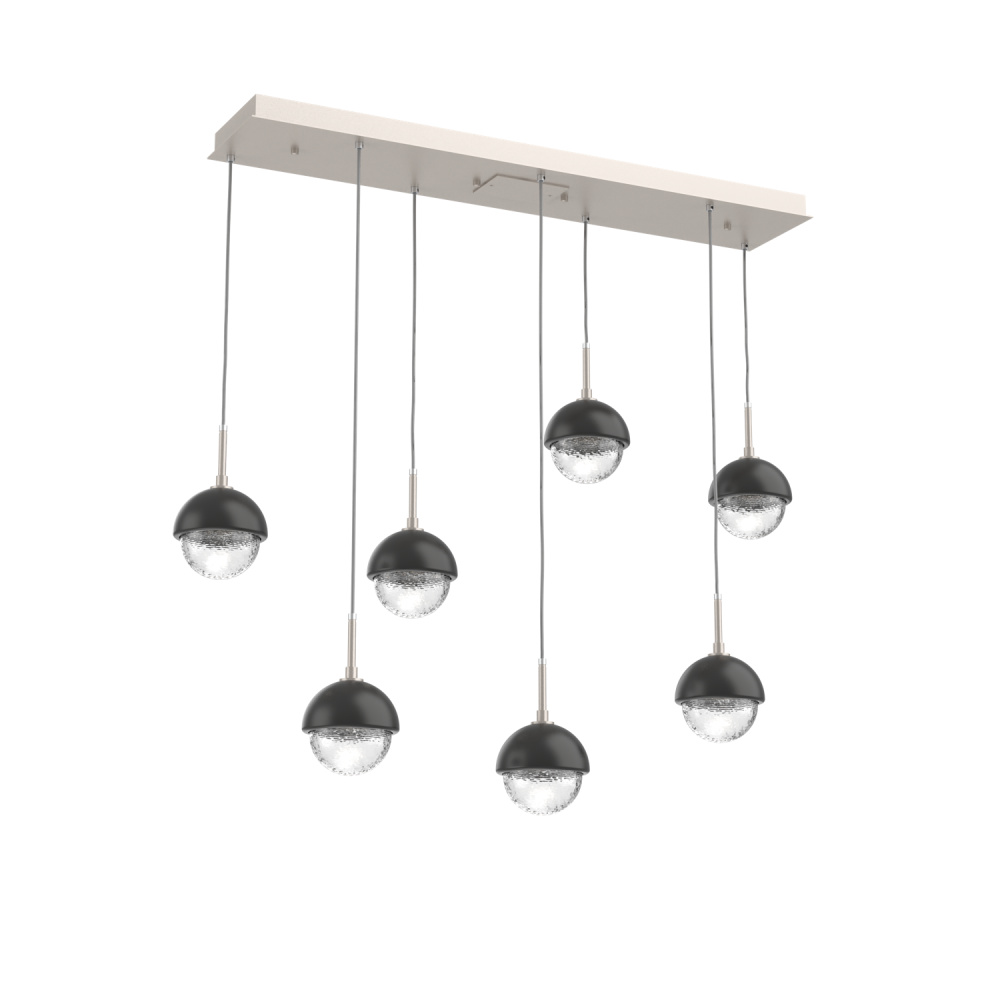 Cabochon Linear 7pc Multi-Pendant