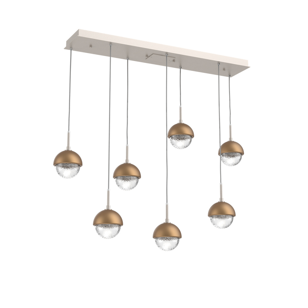 Cabochon Linear 7pc Multi-Pendant