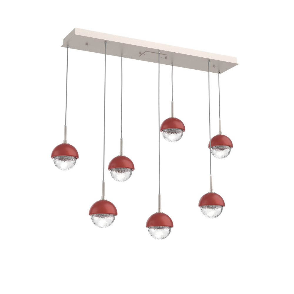 Cabochon Linear 7pc Multi-Pendant