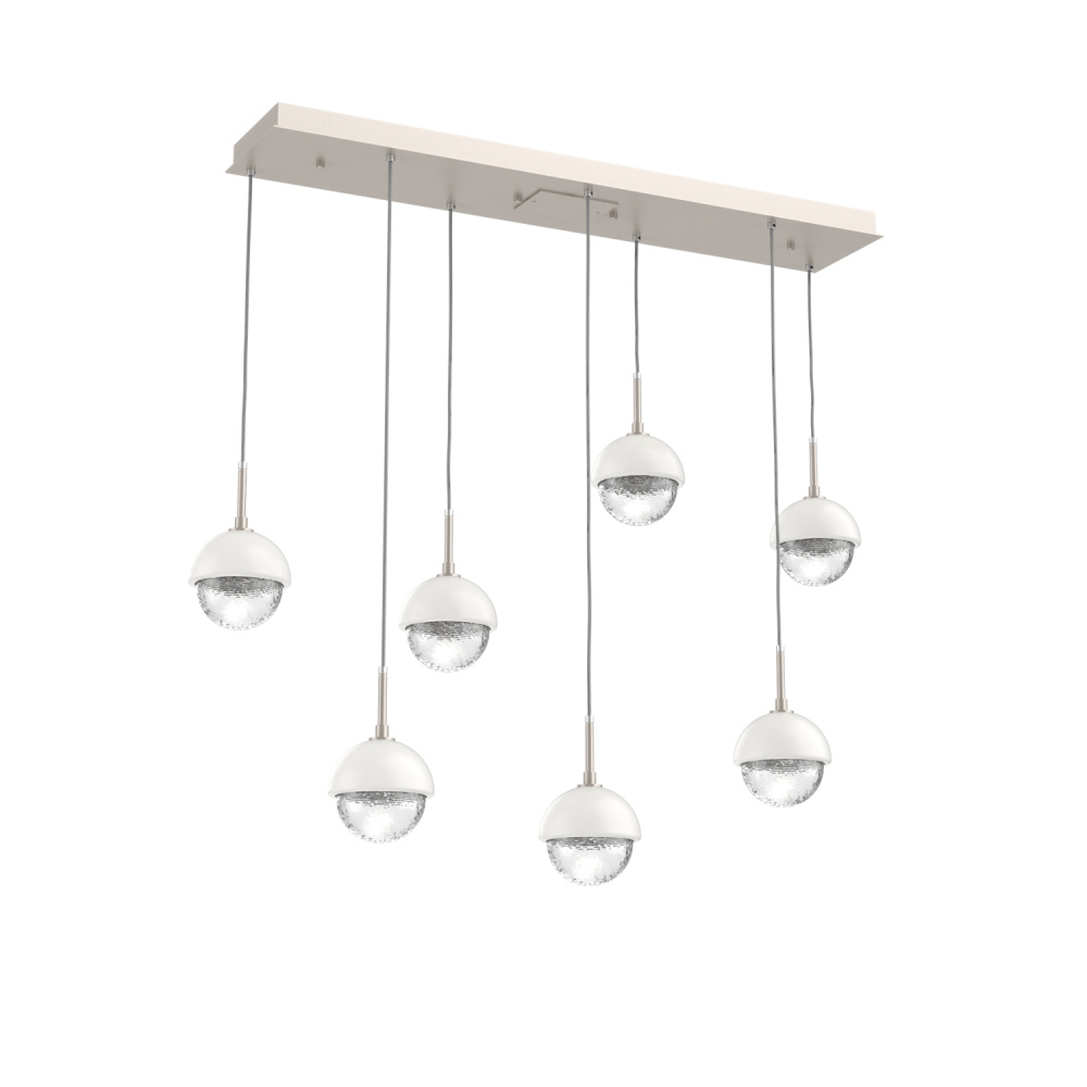 Cabochon Linear 7pc Multi-Pendant