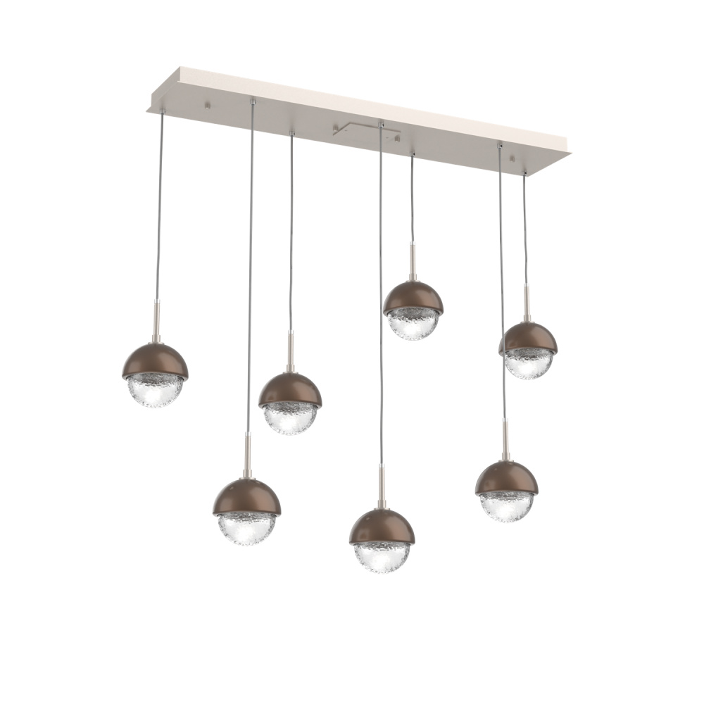 Cabochon Linear 7pc Multi-Pendant