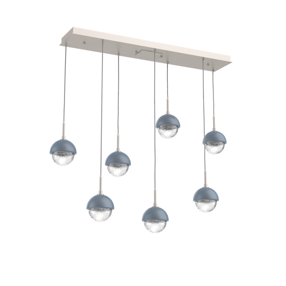 Cabochon Linear 7pc Multi-Pendant