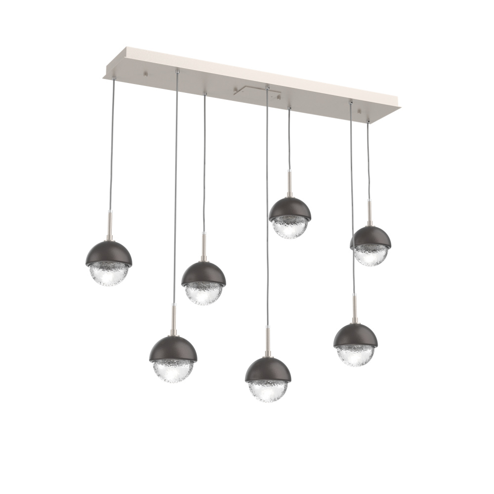 Cabochon Linear 7pc Multi-Pendant