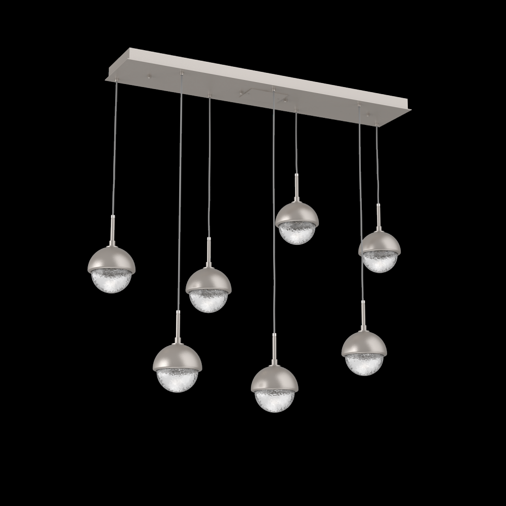 Cabochon Linear 7pc Multi-Pendant