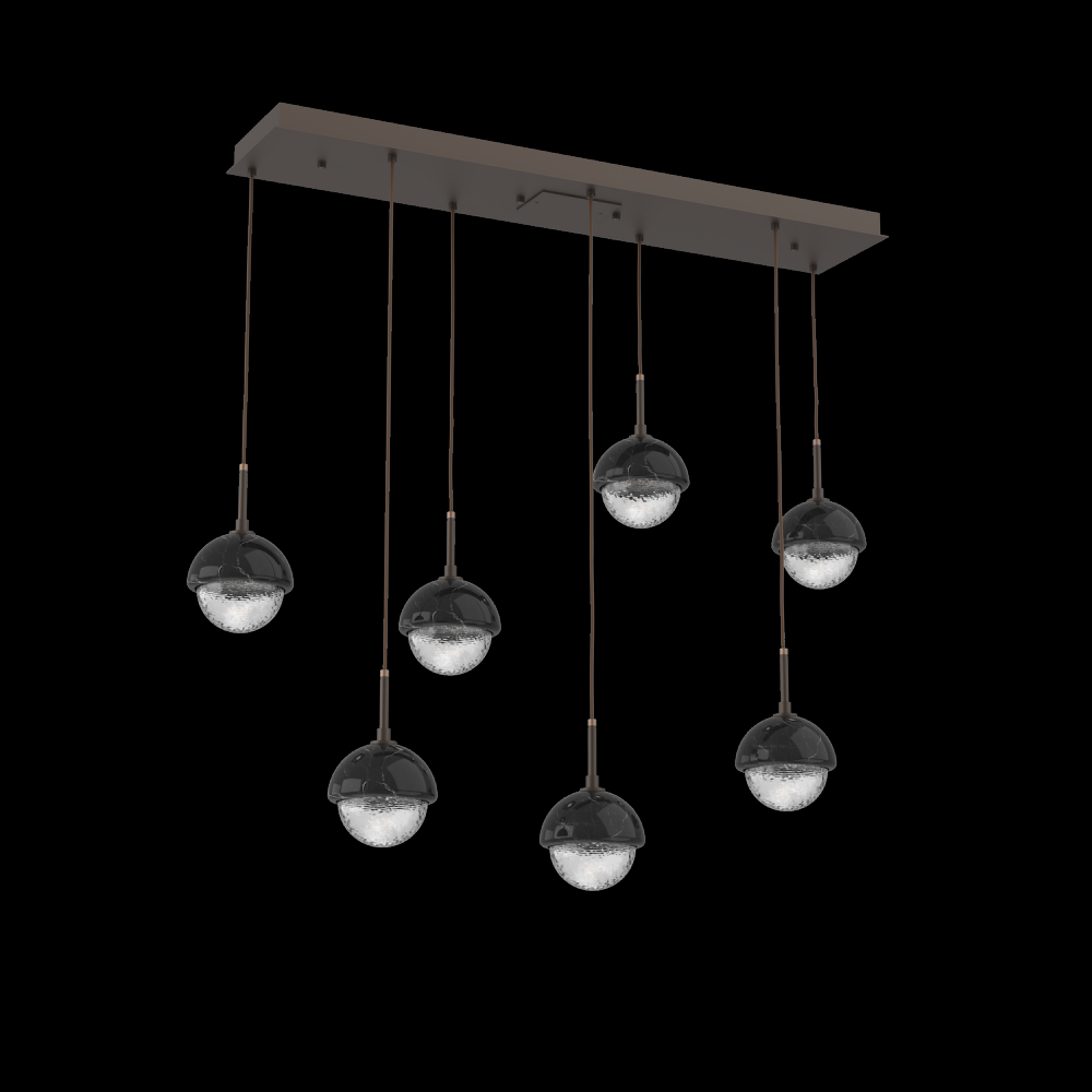 Cabochon Linear 7pc Multi-Pendant