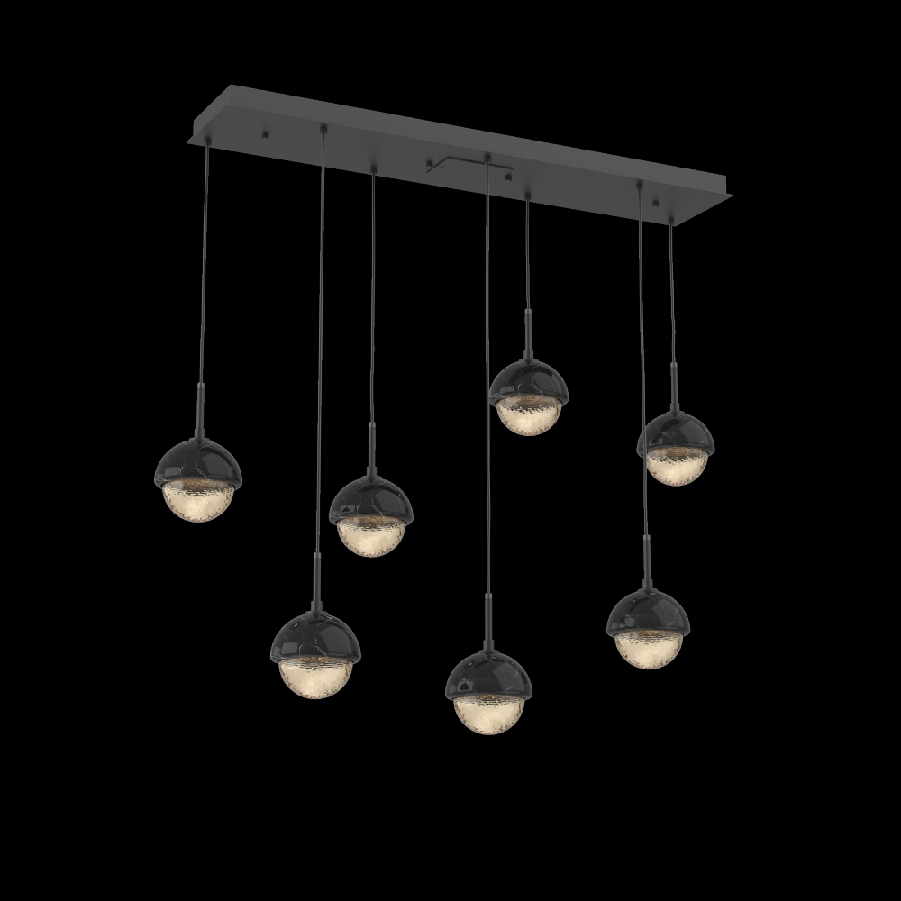 Cabochon Linear 7pc Multi-Pendant