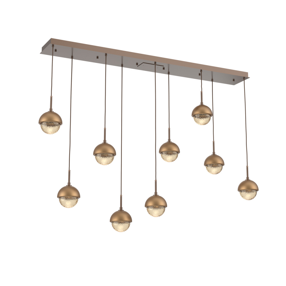 Cabochon Linear 9pc Multi-Pendant