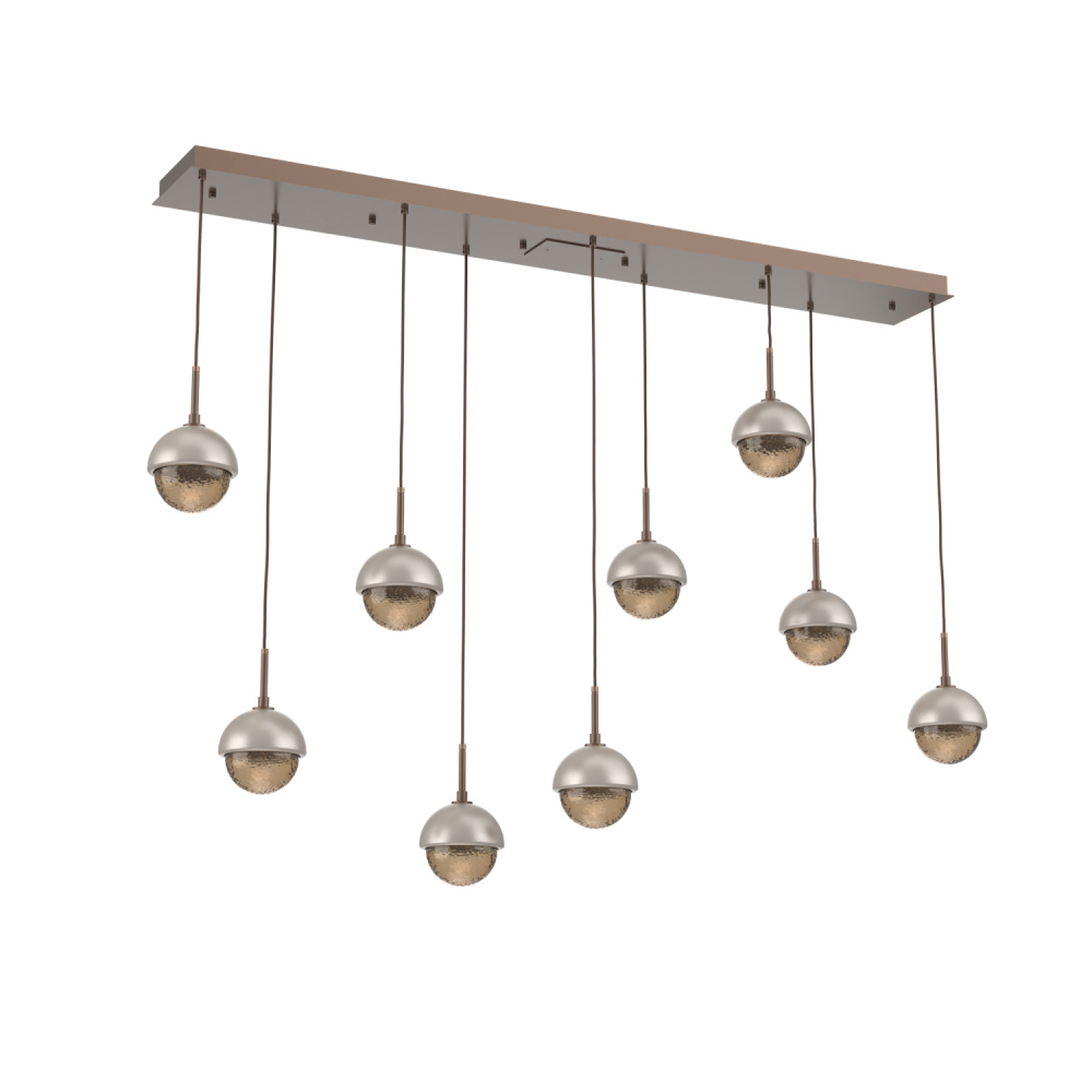 Cabochon Linear 9pc Multi-Pendant