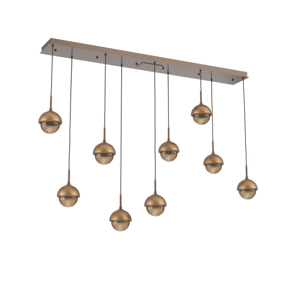 Cabochon Linear 9pc Multi-Pendant