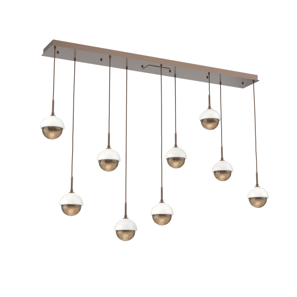 Cabochon Linear 9pc Multi-Pendant