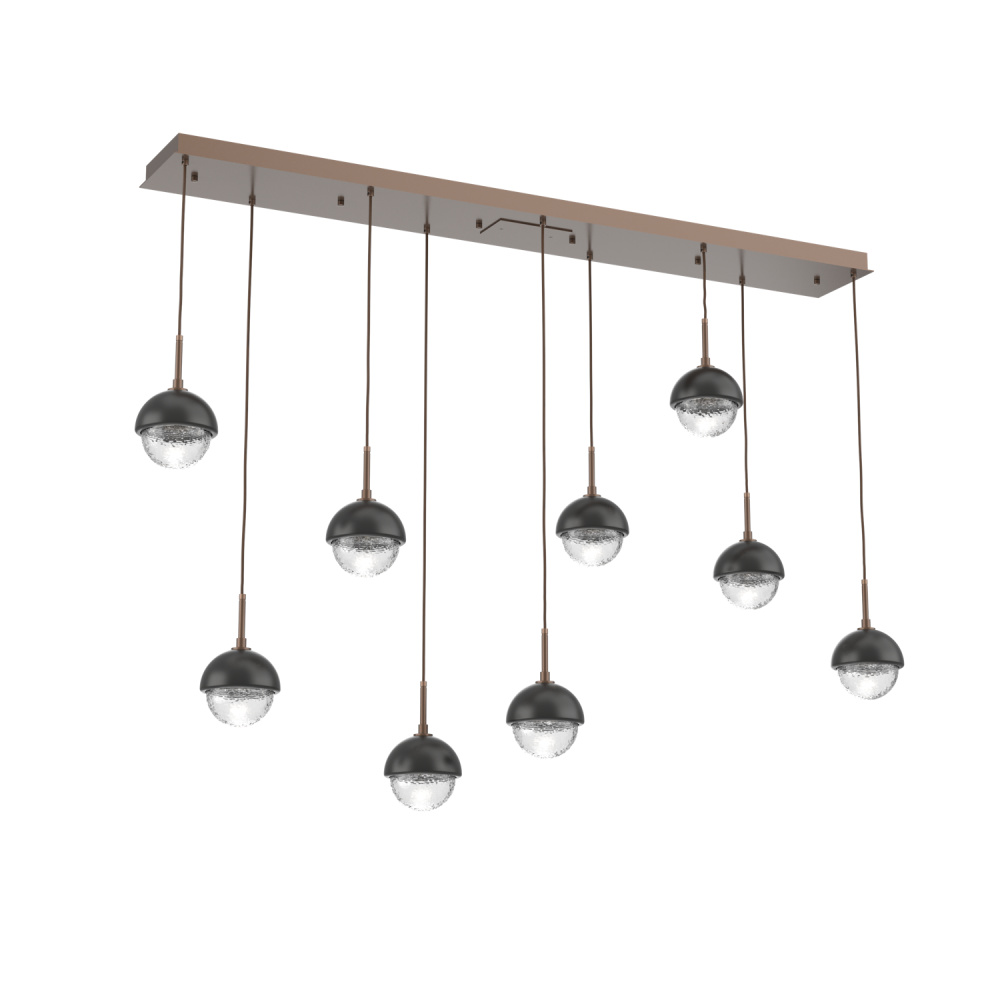 Cabochon Linear 9pc Multi-Pendant