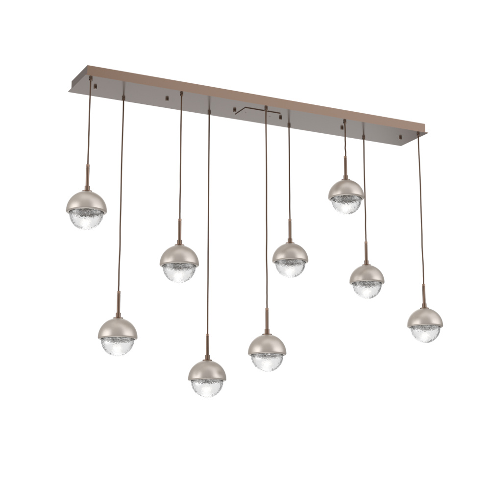 Cabochon Linear 9pc Multi-Pendant