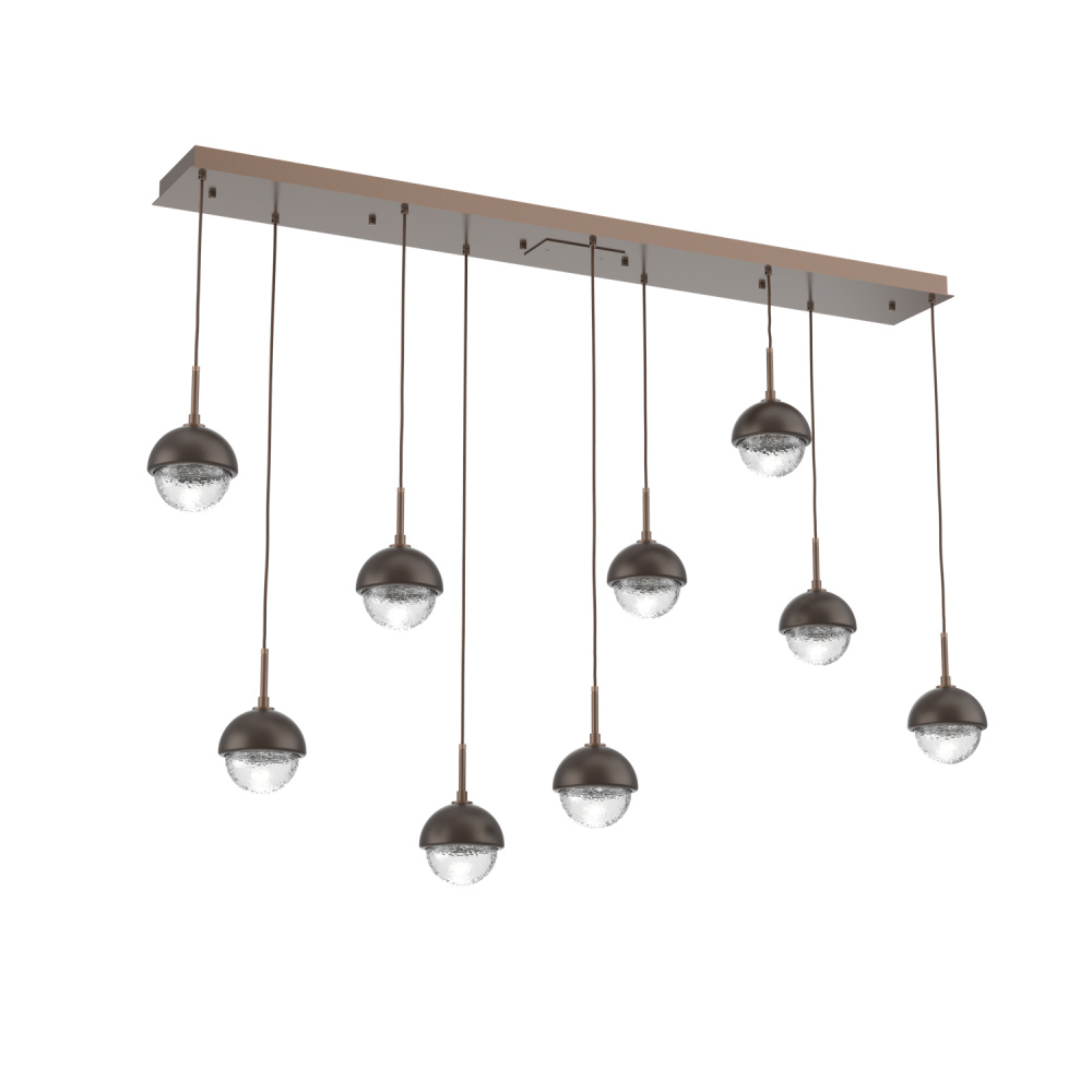 Cabochon Linear 9pc Multi-Pendant