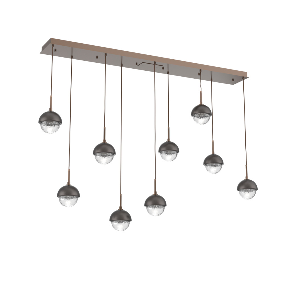 Cabochon Linear 9pc Multi-Pendant