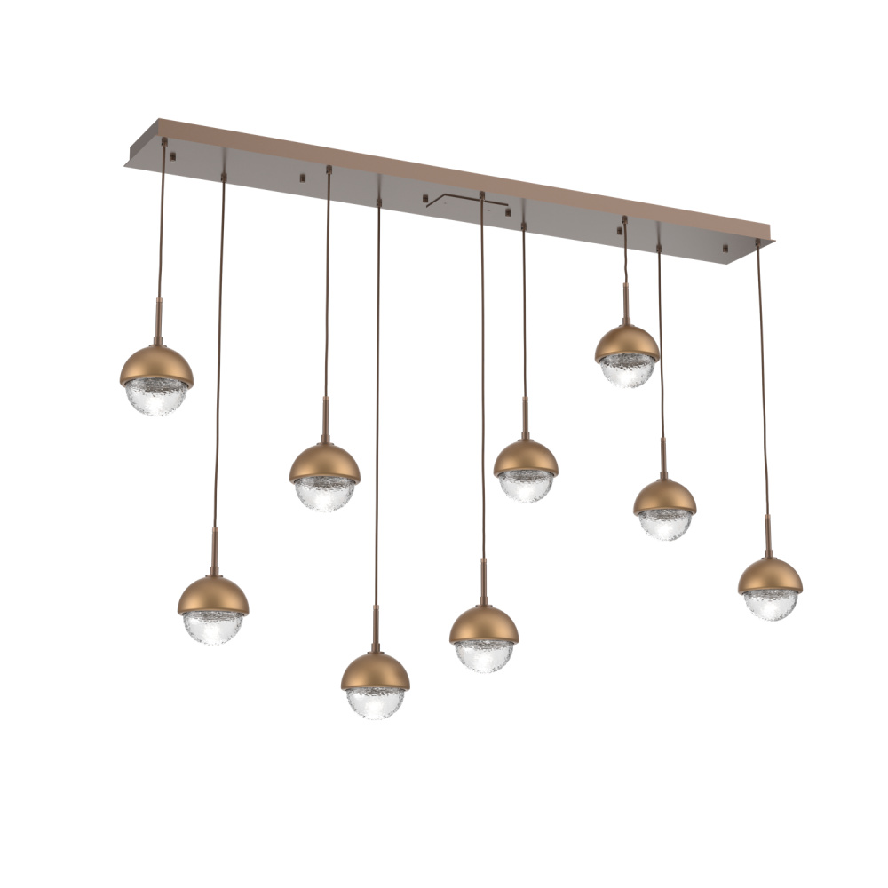 Cabochon Linear 9pc Multi-Pendant