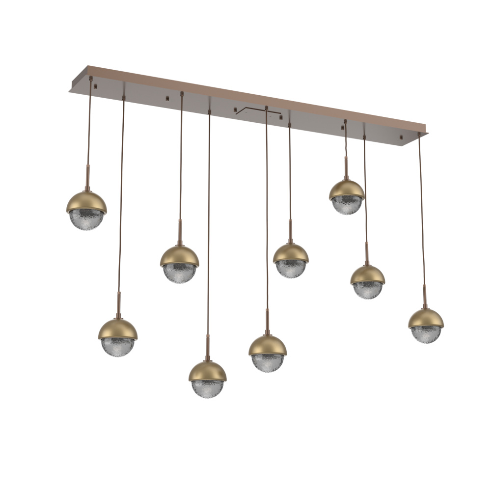 Cabochon Linear 9pc Multi-Pendant