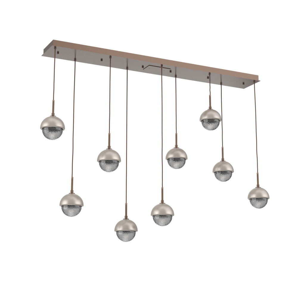 Cabochon Linear 9pc Multi-Pendant