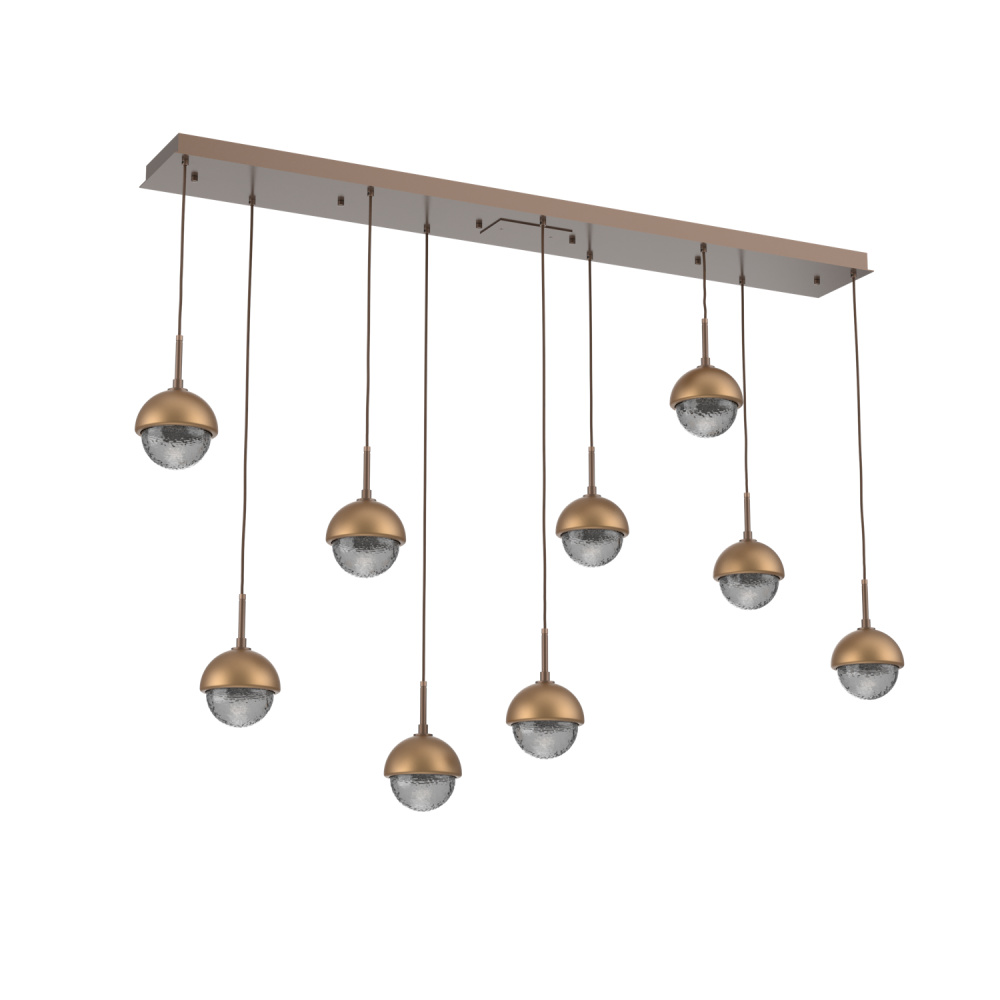 Cabochon Linear 9pc Multi-Pendant