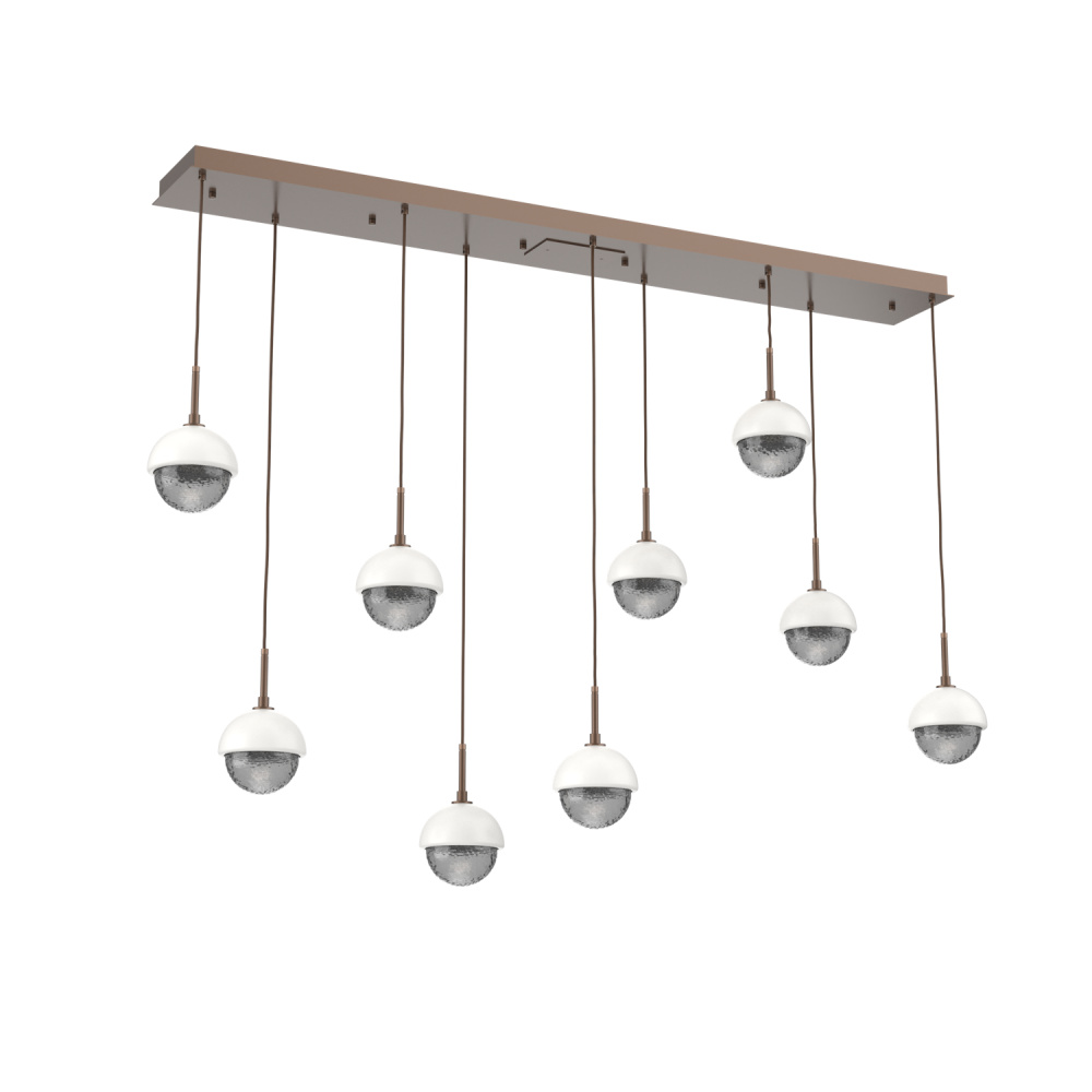 Cabochon Linear 9pc Multi-Pendant