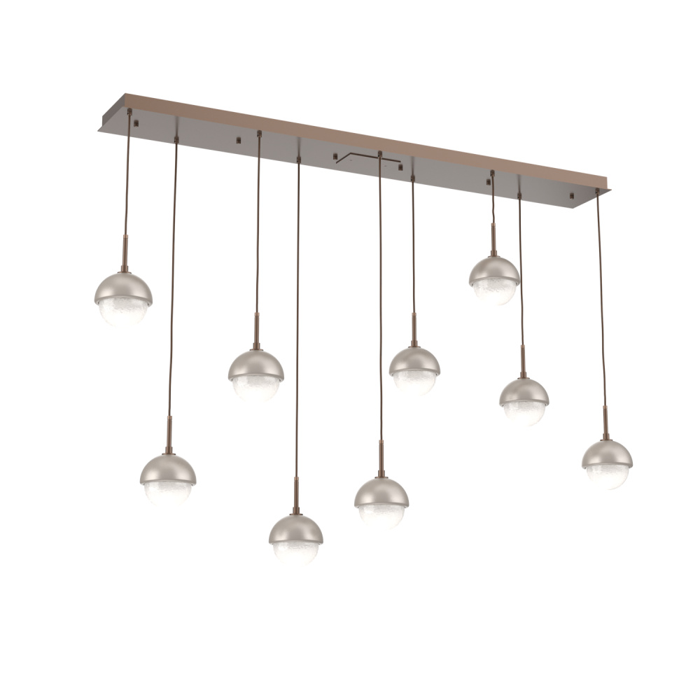 Cabochon Linear 9pc Multi-Pendant