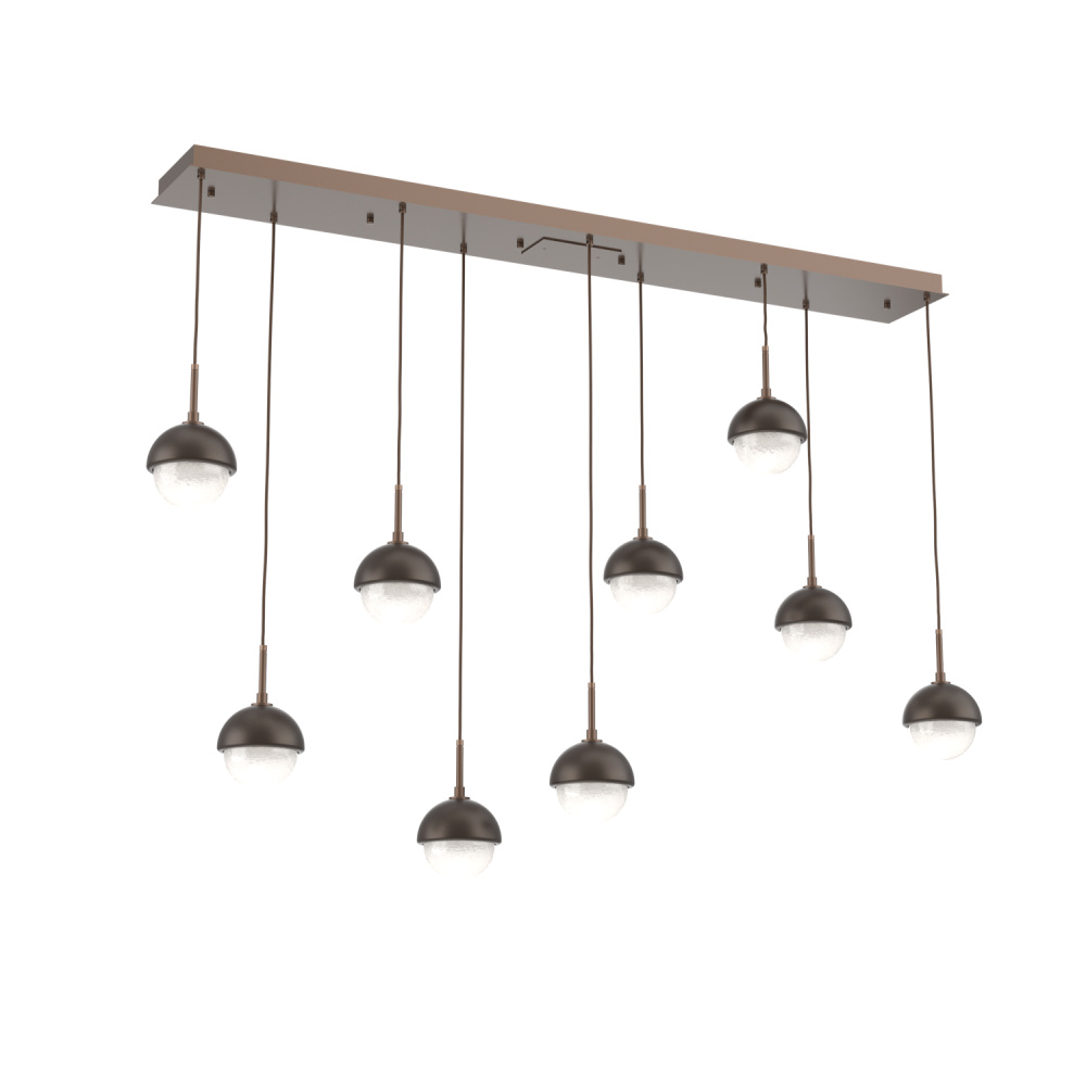 Cabochon Linear 9pc Multi-Pendant