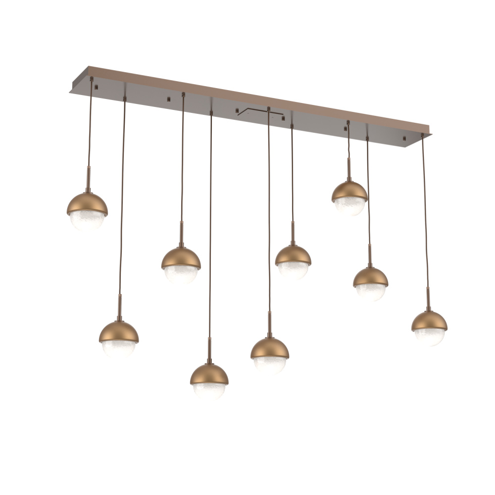 Cabochon Linear 9pc Multi-Pendant