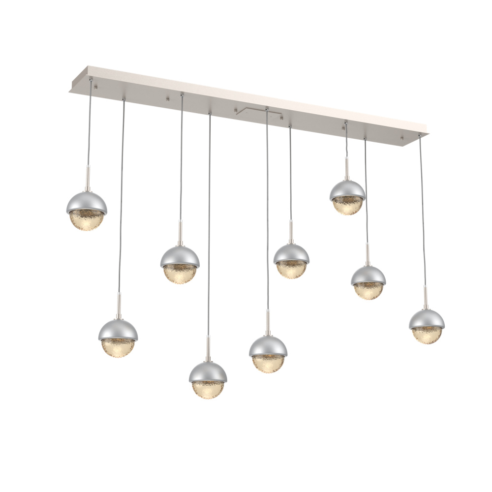 Cabochon Linear 9pc Multi-Pendant