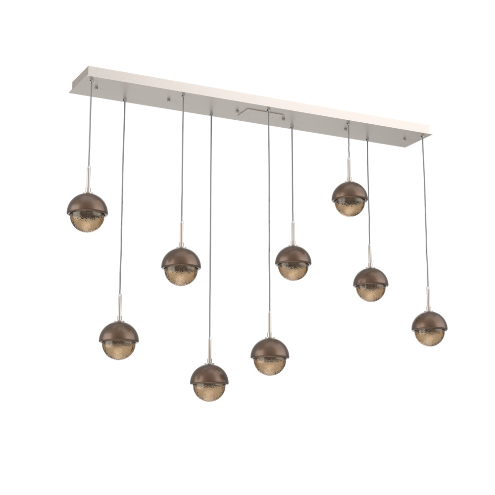 Cabochon Linear 9pc Multi-Pendant