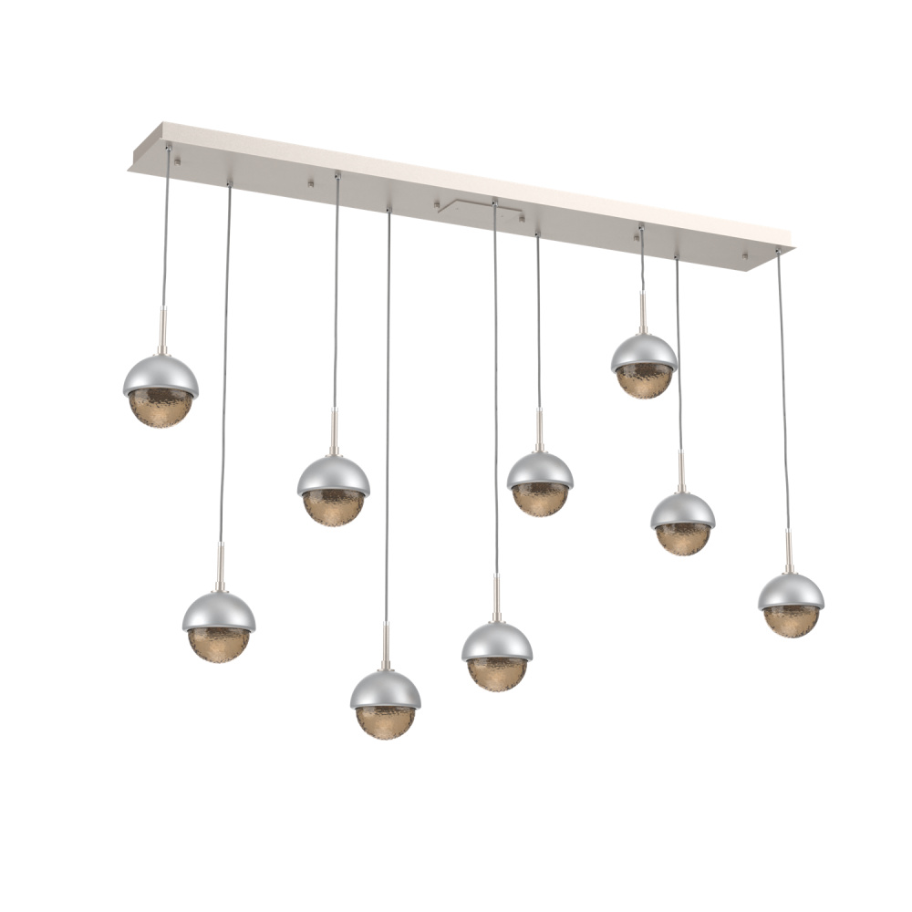 Cabochon Linear 9pc Multi-Pendant