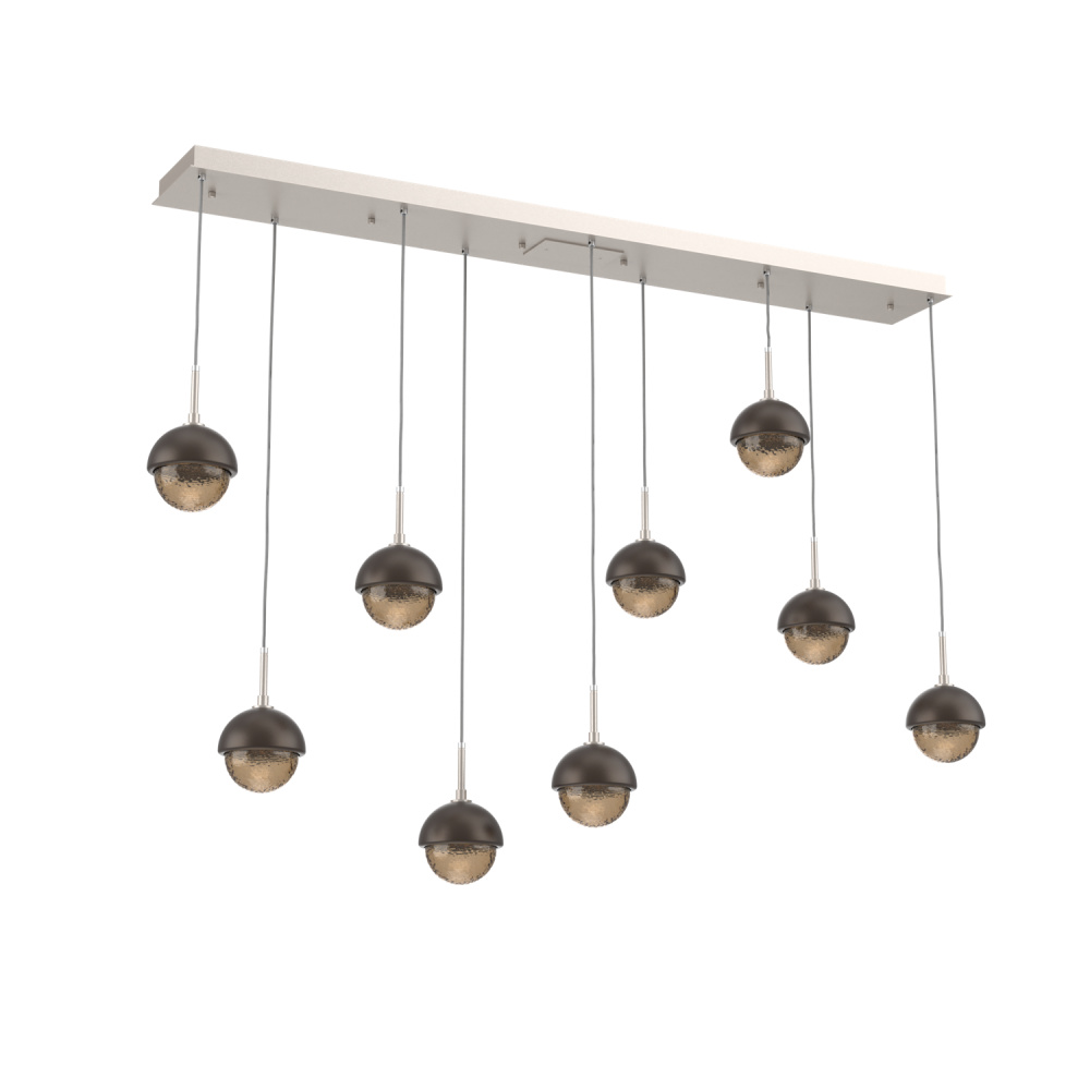 Cabochon Linear 9pc Multi-Pendant