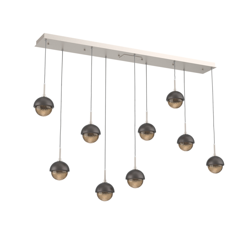 Cabochon Linear 9pc Multi-Pendant