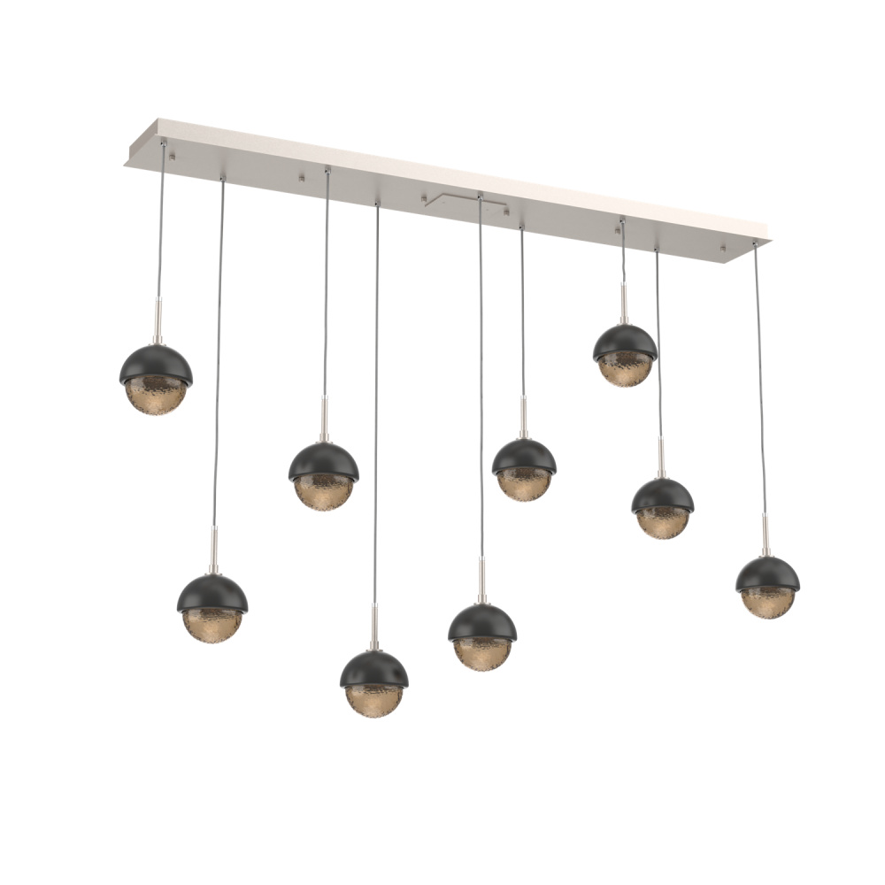 Cabochon Linear 9pc Multi-Pendant