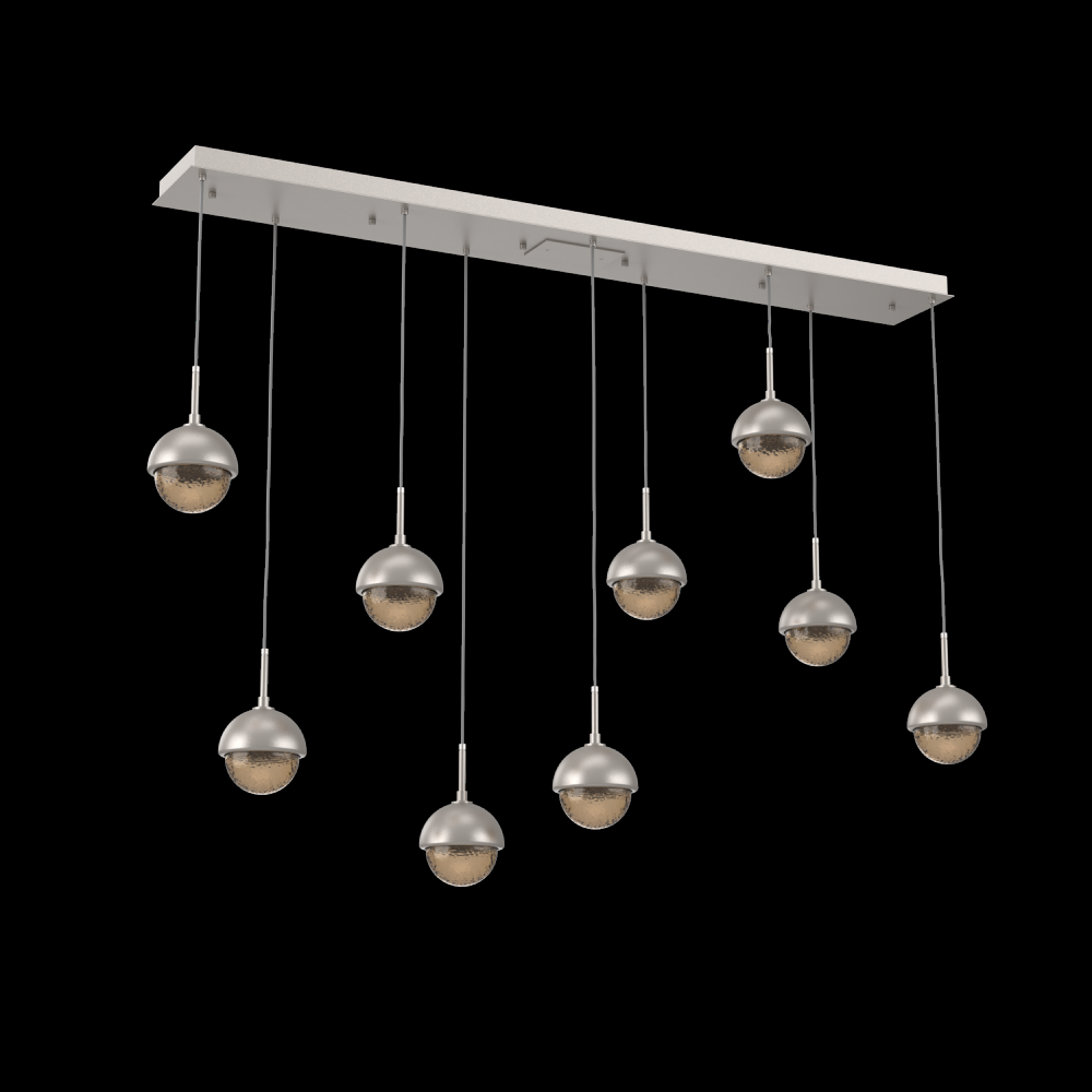 Cabochon Linear 9pc Multi-Pendant