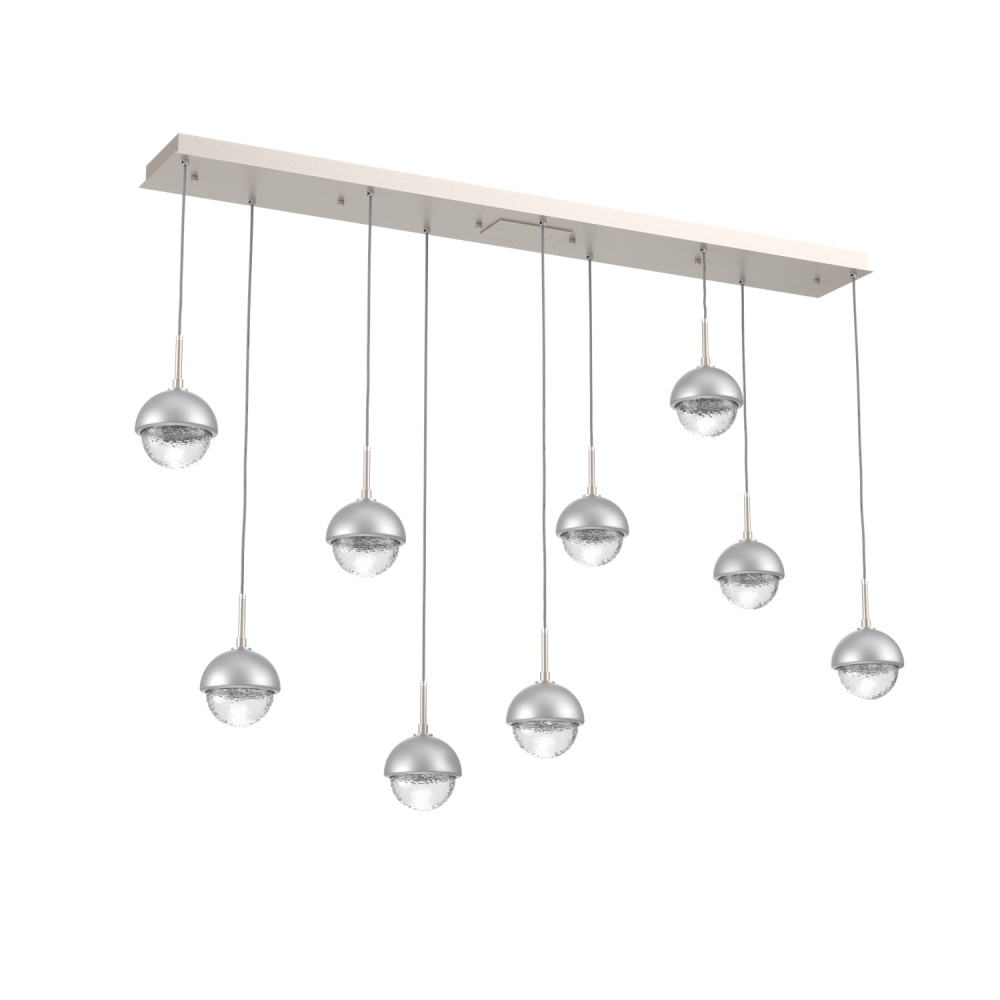 Cabochon Linear 9pc Multi-Pendant