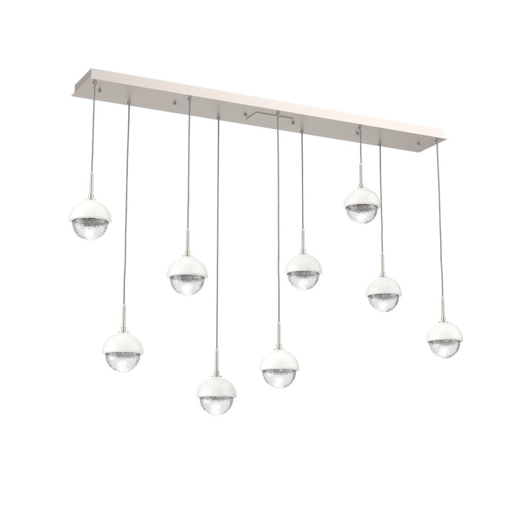 Cabochon Linear 9pc Multi-Pendant