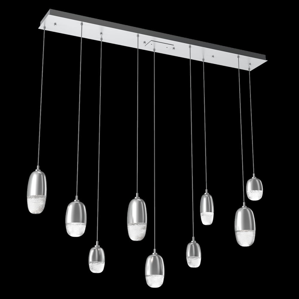Pebble Linear 9pc Multi-Pendant