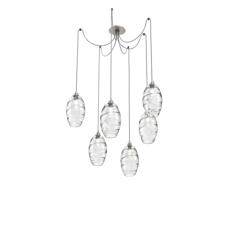 Ellisse Round 6pc Swag Multi-Pendant