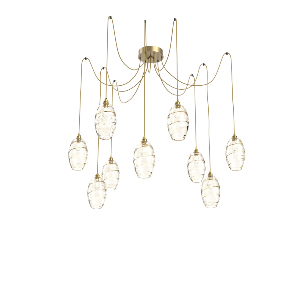 Ellisse Round 9pc Swag Multi-Pendant