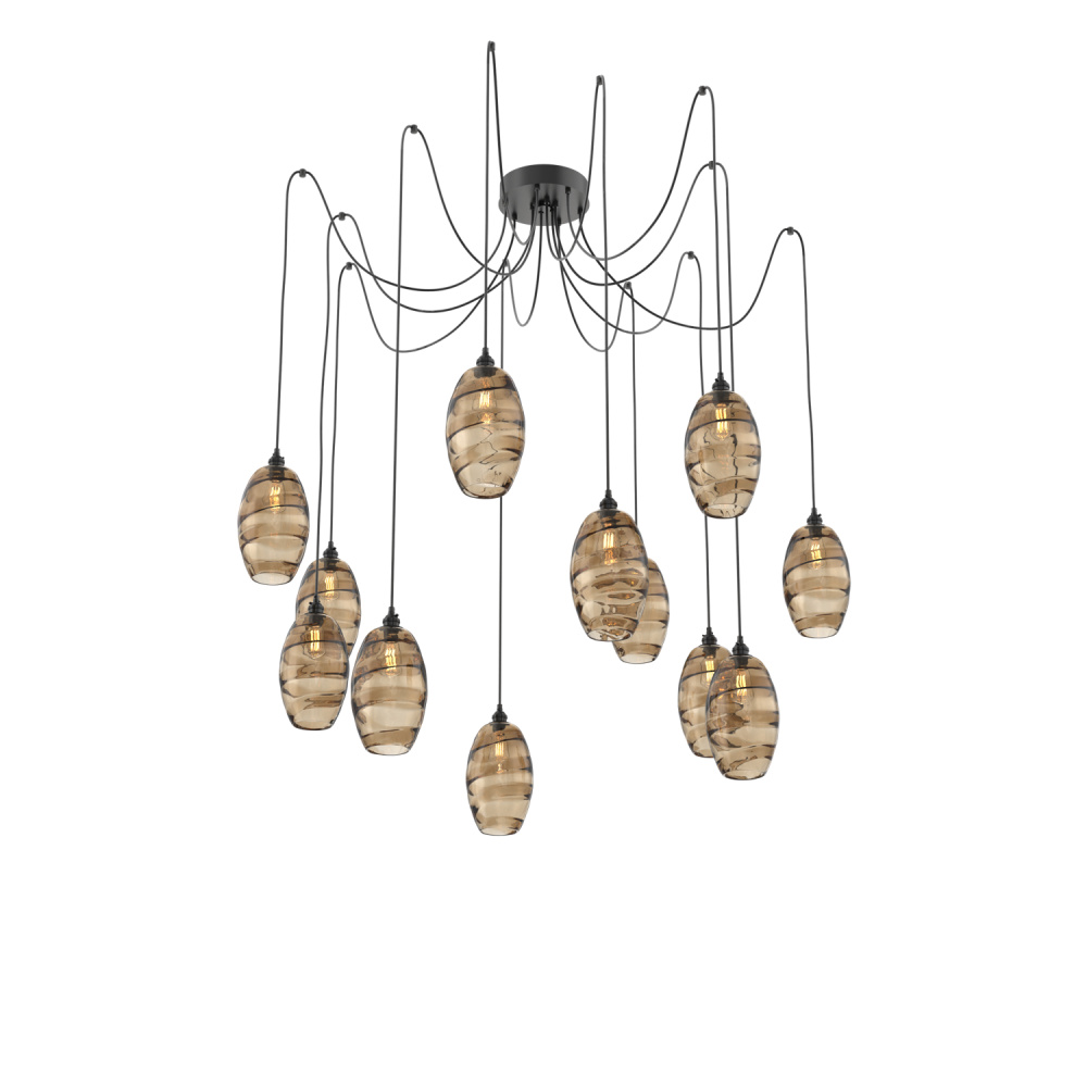 Ellisse Round 12pc Swag Multi-Pendant