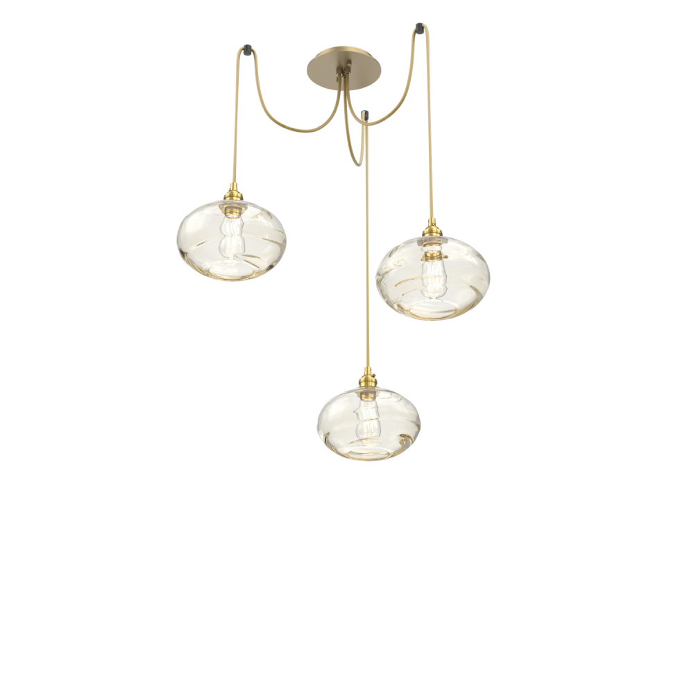 Coppa Round 3pc Swag Multi-Pendant