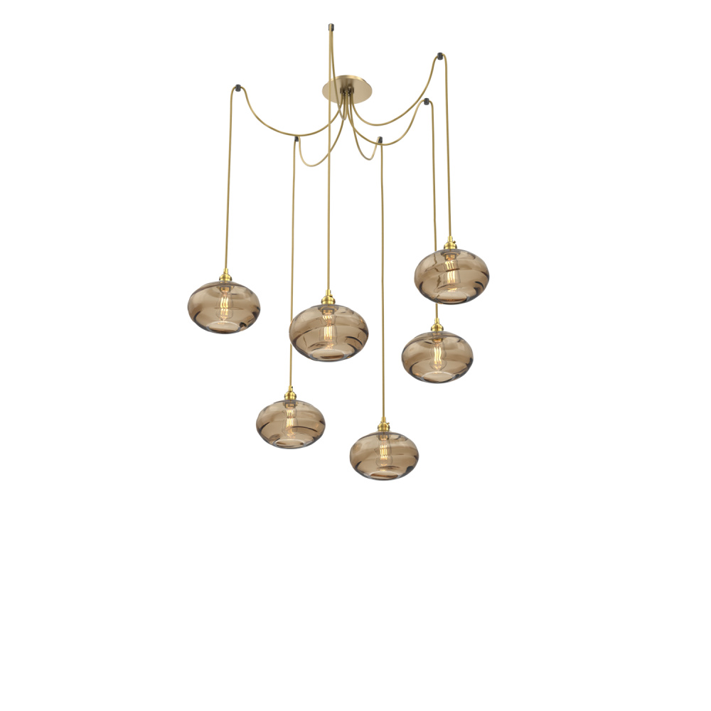 Coppa Round 6pc Swag Multi-Pendant