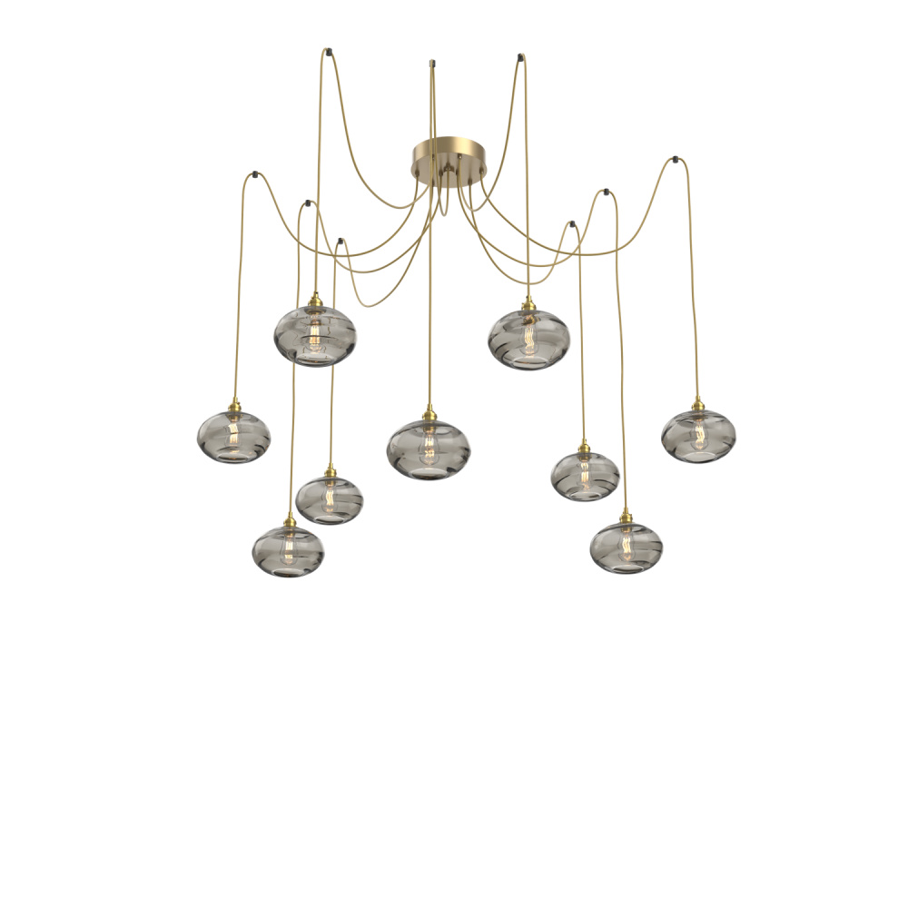 Coppa Round 9pc Swag Multi-Pendant